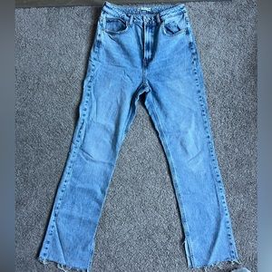 ZARA bootcut jeans with slit